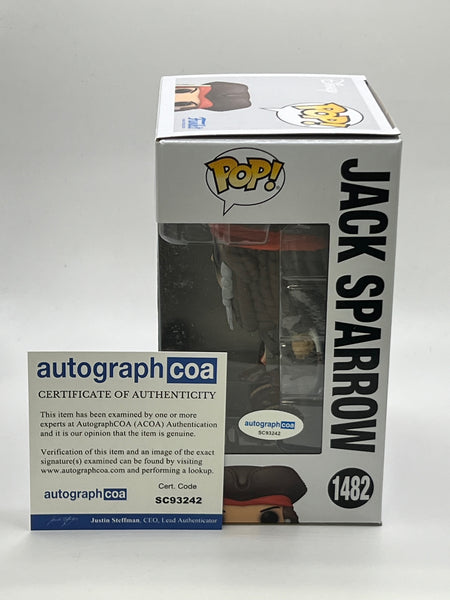 Johnny Depp Pirates Signed Autograph Funko ACOA