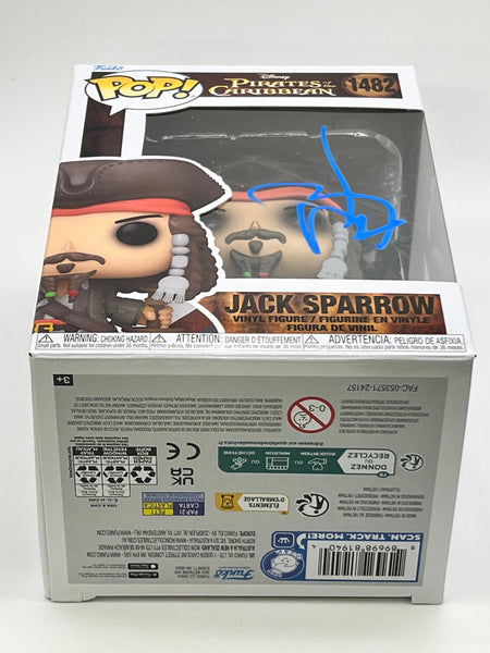 Johnny Depp Pirates Signed Autograph Funko ACOA