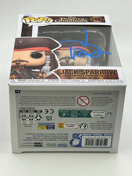 Johnny Depp Pirates Signed Autograph Funko ACOA