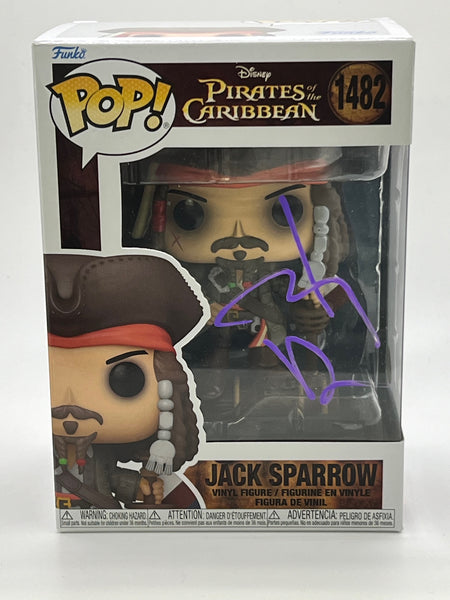 Johnny Depp Pirates Signed Autograph Funko ACOA