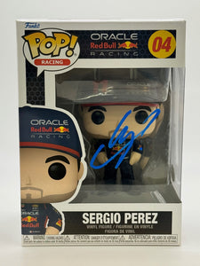 Sergio Perez F1 Driver Signed Autograph Funko ACOA