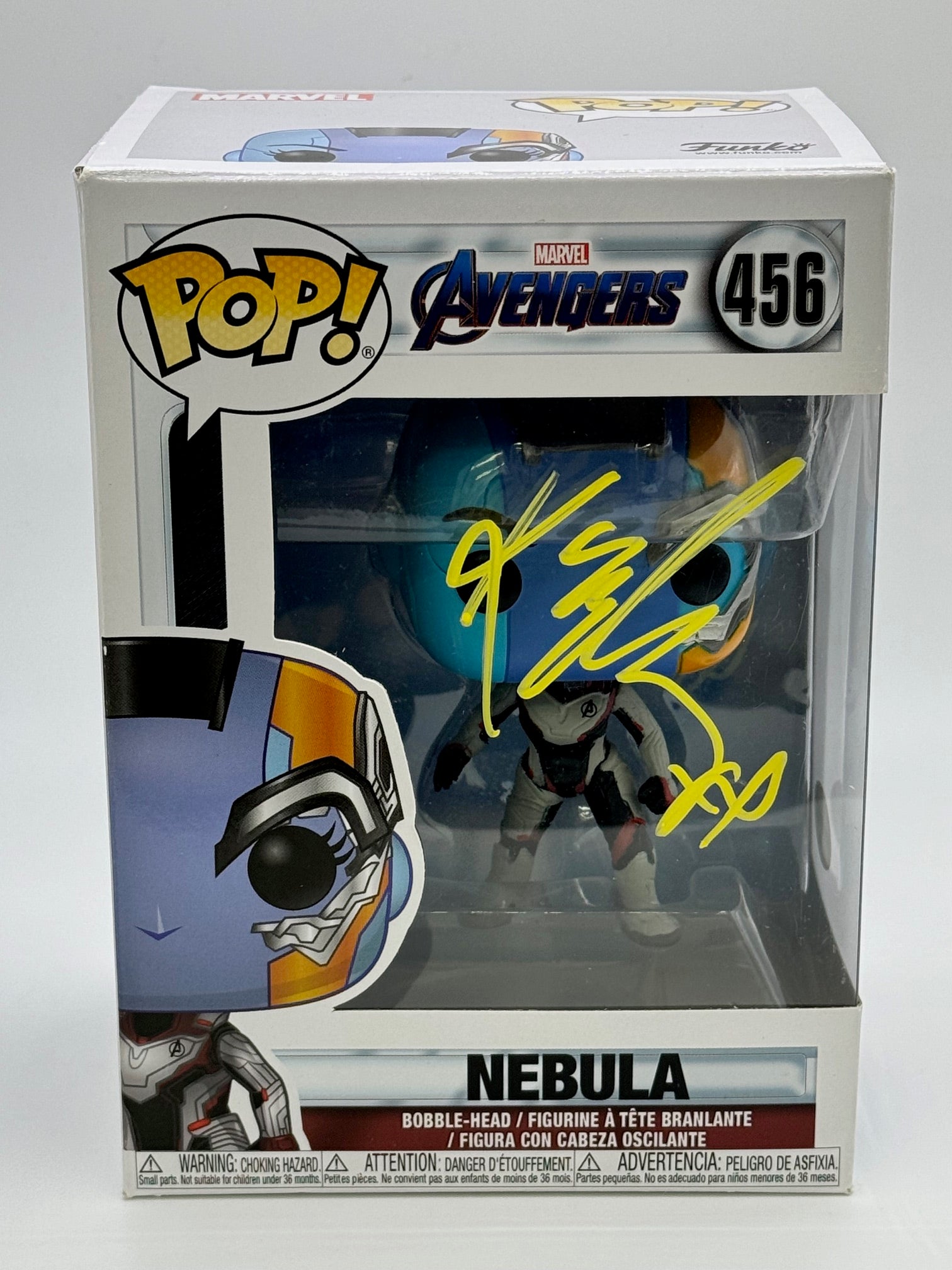 Karen cheapest Gillan Signed Nebula Funko Pop Avengers