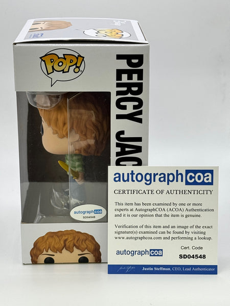 Walker Scobell Percy Jackson Signed Autograph Funko ACOA