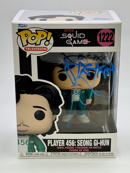 Lee Jung Jae Squid Game Signed Autograph Funko ACOA