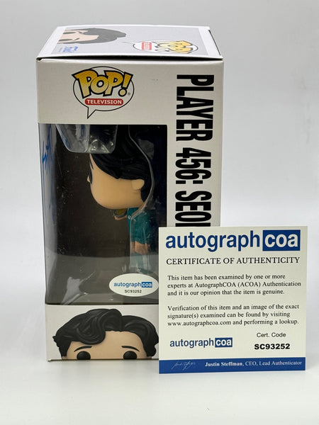 Lee Jung Jae Squid Game Signed Autograph Funko ACOA