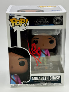 Leah Sava Jeffries Percy Jackson Signed Autograph Funko ACOA