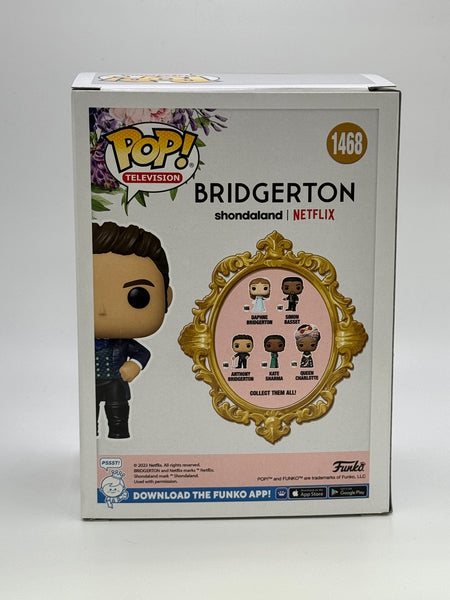 Jonathan Bailey Bridgerton Signed Autograph Funko ACOA