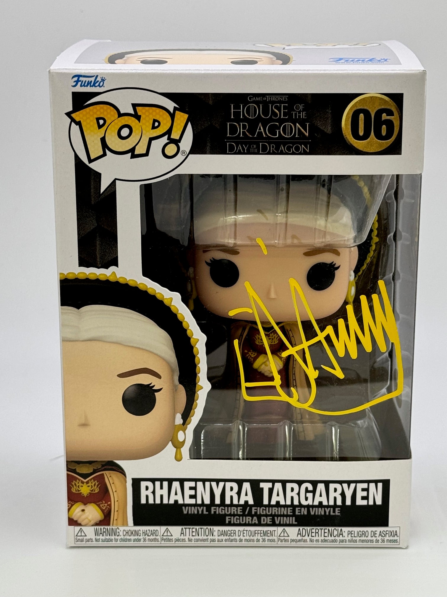 Emma D'Arcy House of Dragon Signed Autograph Funko ACOA