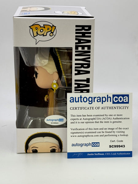 Emma D'Arcy House of Dragon Signed Autograph Funko ACOA