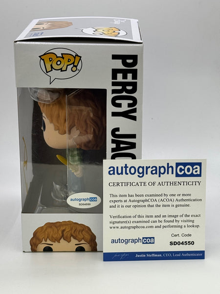 Walker Scobell Percy Jackson Signed Autograph Funko ACOA