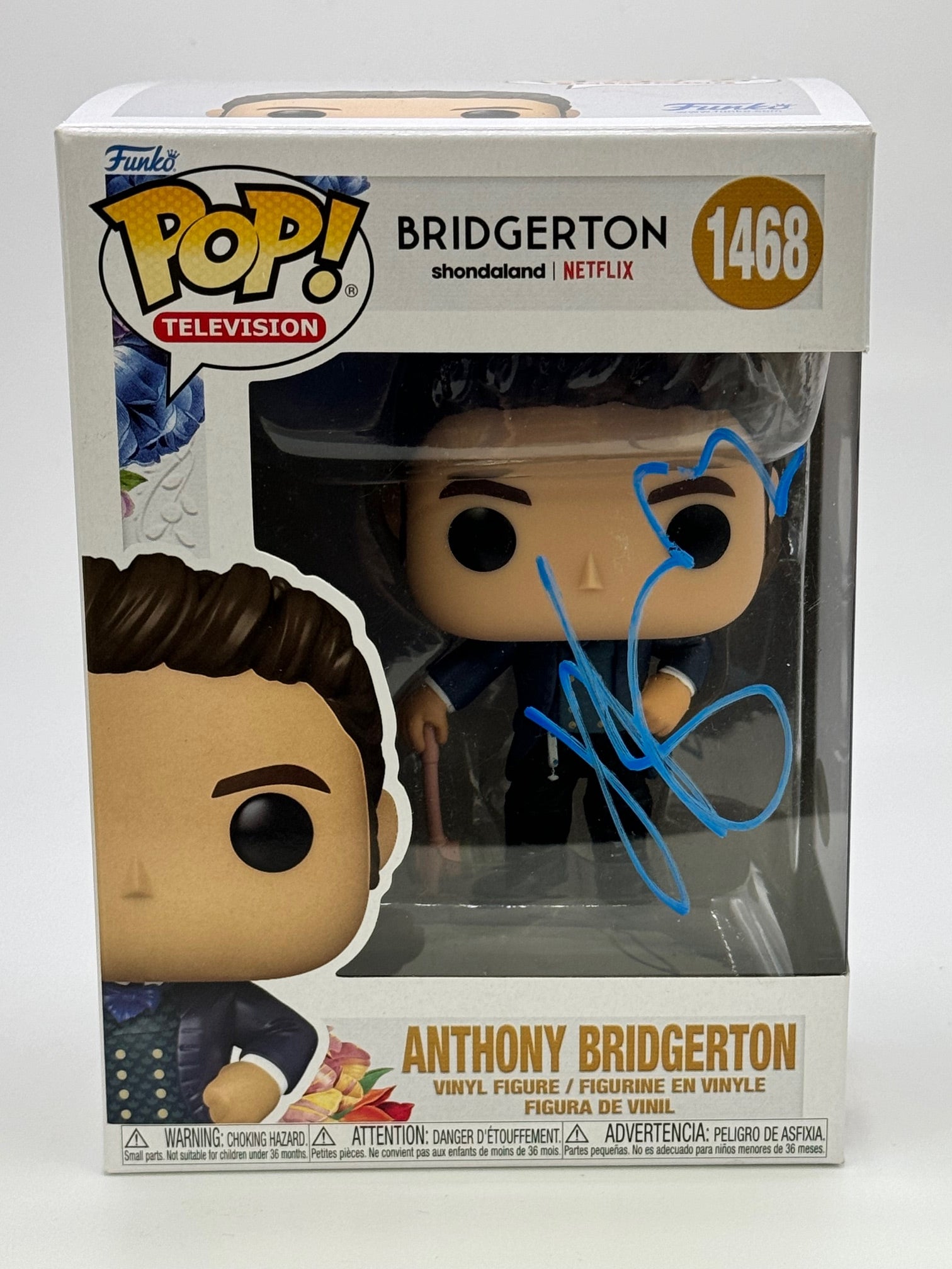 Jonathan Bailey Bridgerton Signed Autograph Funko ACOA