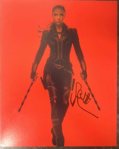 Scarlett Johansson Black Widow Sexy Signed Autograph 8x10 Photo ACOA LOA