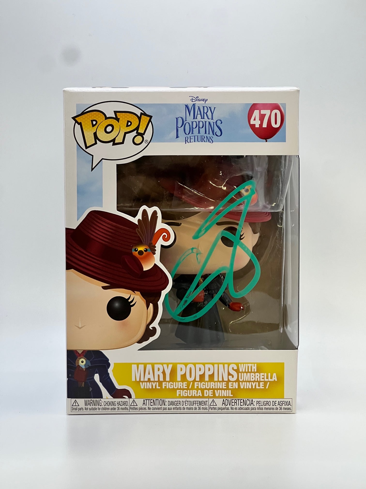 Emily Blunt Mary Poppins Signed Autograph Funko ACOA Outlaw