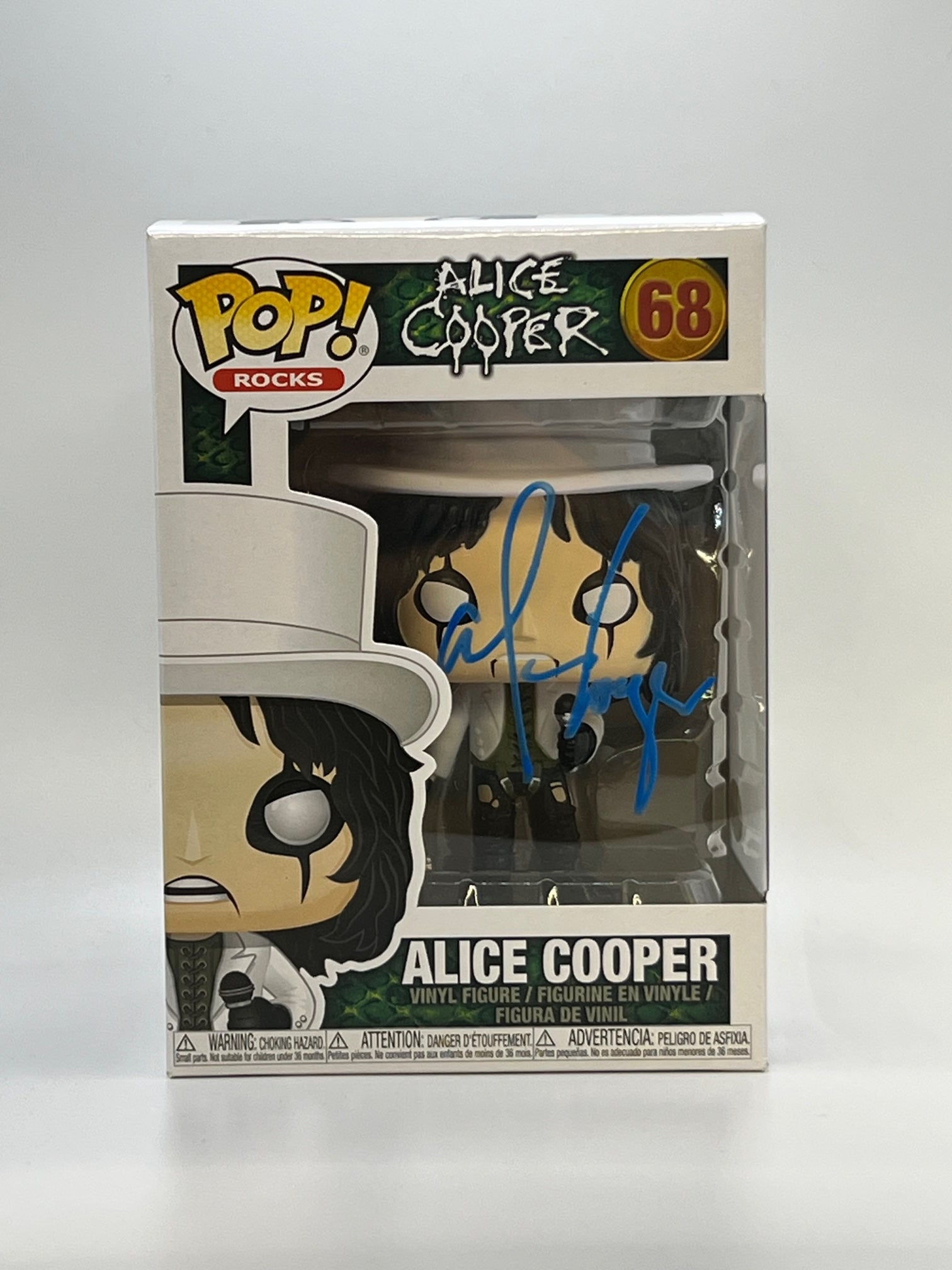 Alice Cooper Signed Autograph Funko Pop ACOA