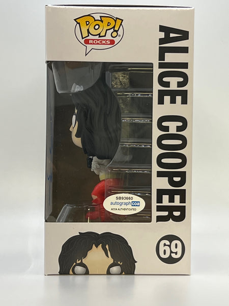 Alice Cooper Signed Autograph Funko Pop ACOA