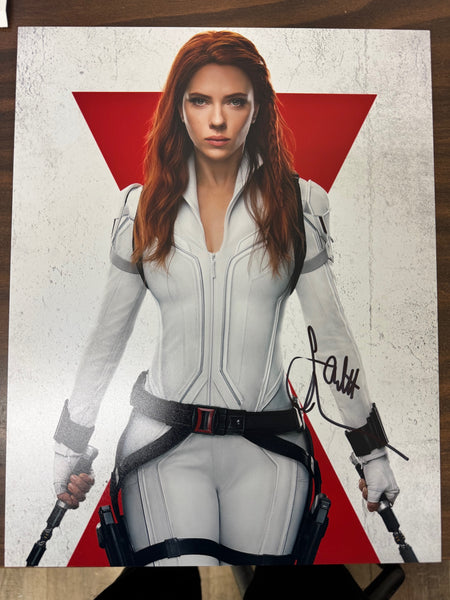 Scarlett Johansson Black Widow Sexy Signed Autograph 11x14 Photo ACOA LOA