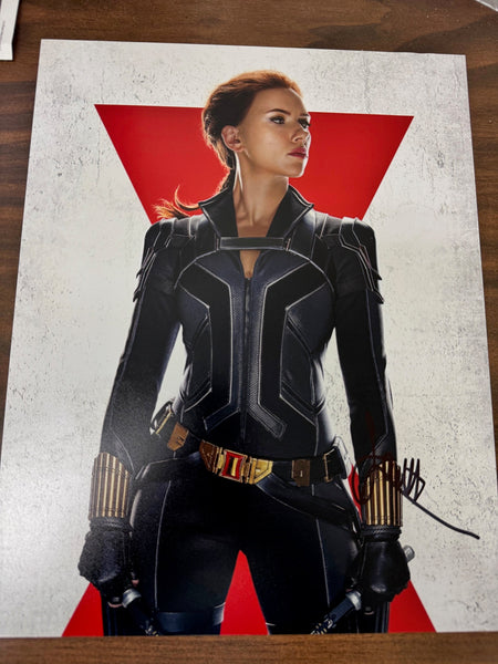 Scarlett Johansson Black Widow Sexy Signed Autograph 11x14 Photo ACOA LOA