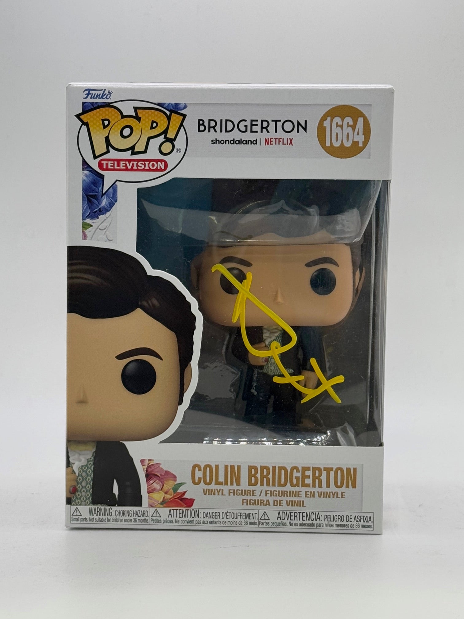 Luke Newton Bridgerton Signed Autograph Funko ACOA