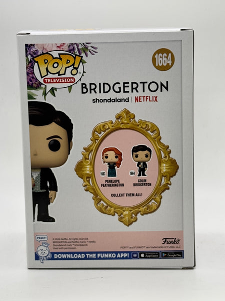 Luke Newton Bridgerton Signed Autograph Funko ACOA