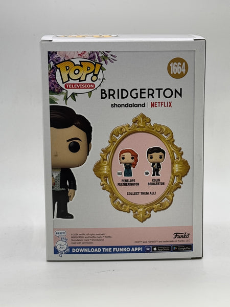 Luke Newton Bridgerton Signed Autograph Funko ACOA