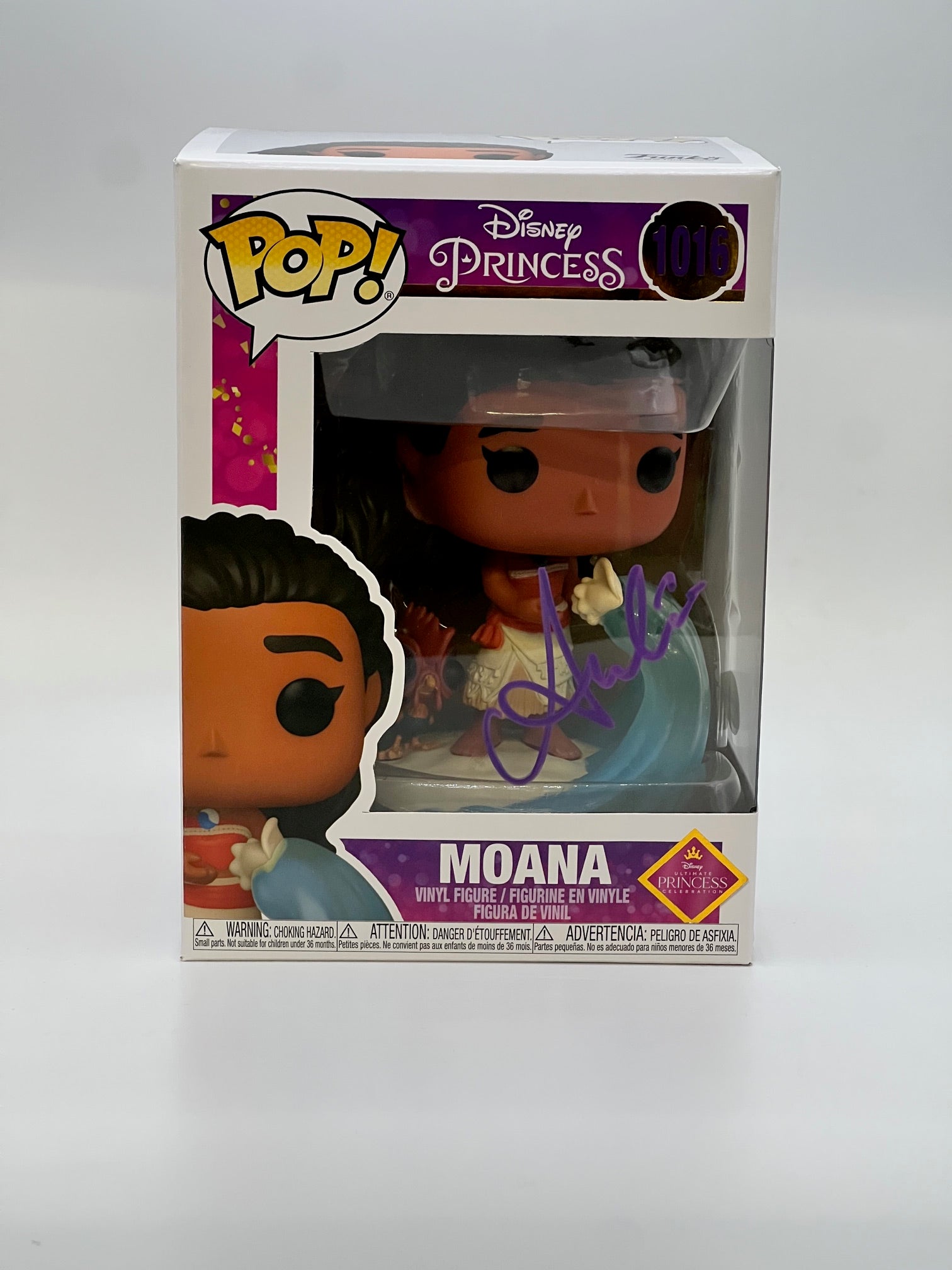 Auli'i Cravalho Moana Signed Autograph Funko Pop ACOA