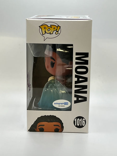 Auli'i Cravalho Moana Signed Autograph Funko Pop ACOA