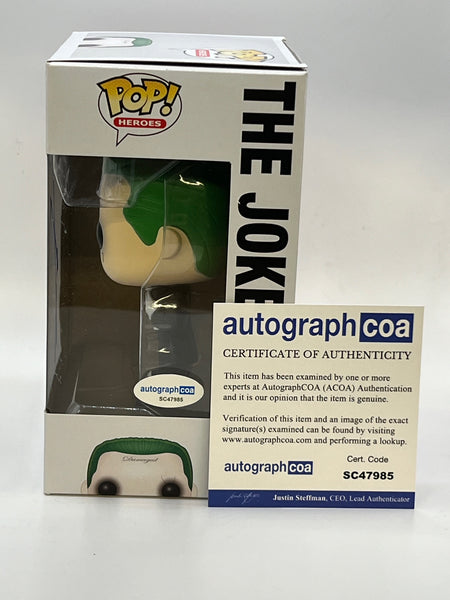 Jared Leto Joker Suicide Squad Signed Autograph Funko ACOA