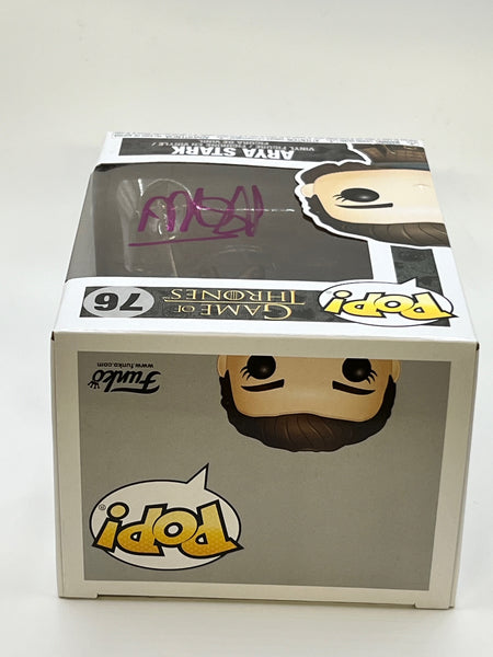 Maisie Williams Signed Arya Game of Thrones Autograph Funko ACOA