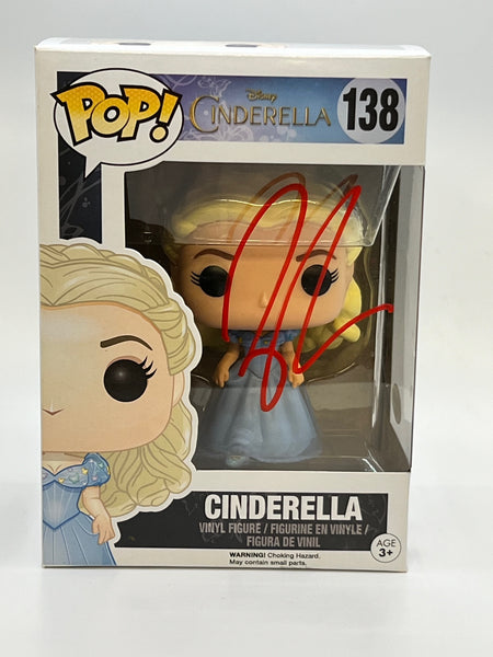 Lily James Cinderella Signed Funko Autograph ACOA