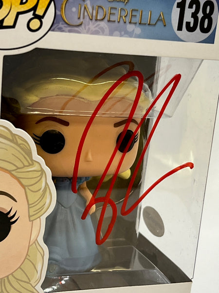 Lily James Cinderella Signed Funko Autograph ACOA