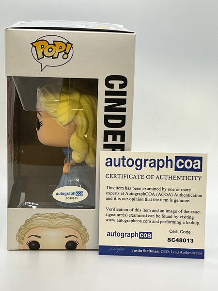 Lily James Cinderella Signed Funko Autograph ACOA