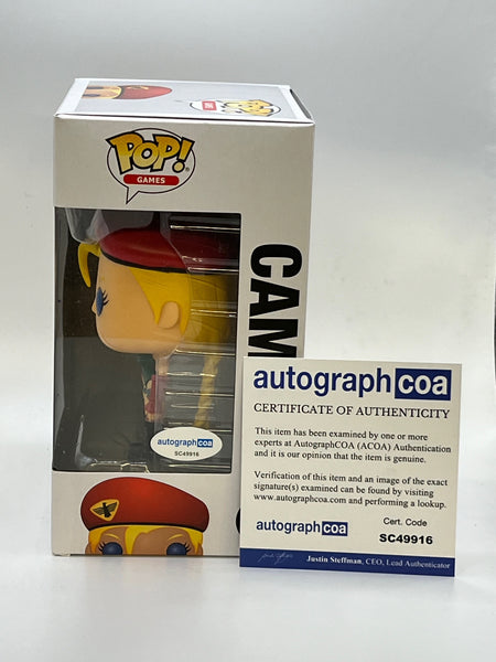 Kylie Minogue Street Fighter Signed Autograph Funko ACOA