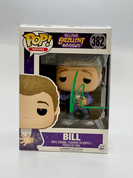 Alex Winter Bill and Ted Signed Autograph Funko ACOA