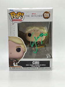 Freya Allan The Witcher Signed Autograph Funko ACOA