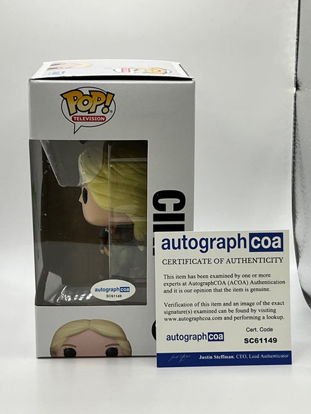 Freya Allan The Witcher Signed Autograph Funko ACOA