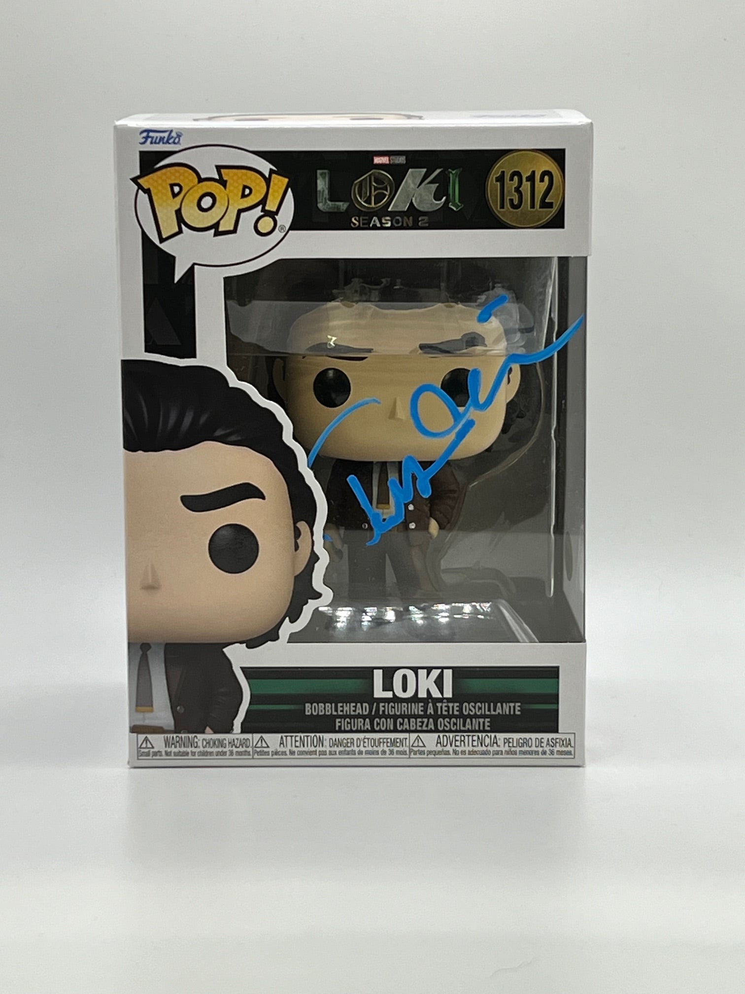 Tom Hiddleston Loki Signed Autograph Funko ACOA