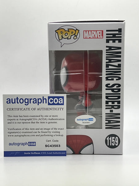 Andrew Garfield Spiderman Funko Signed Autograph ACOA