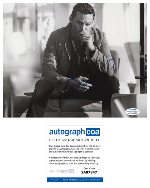 Luke Evans Signed Autograph 8x10 Photo ACOA