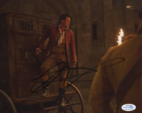 Luke Evans Beauty and the Beast Signed Autograph 8x10 Photo ACOA