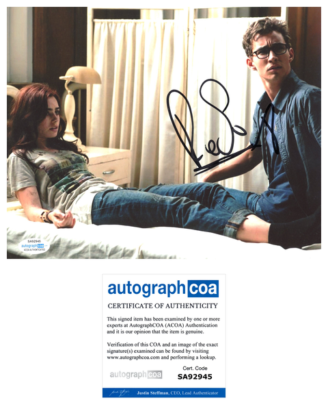 Robert Sheehan Mortal Instruments Signed Autograph 8x10 Photo ACOA
