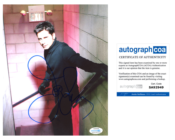 John Stamos Signed Autograph 8x10 Photo ACOA
