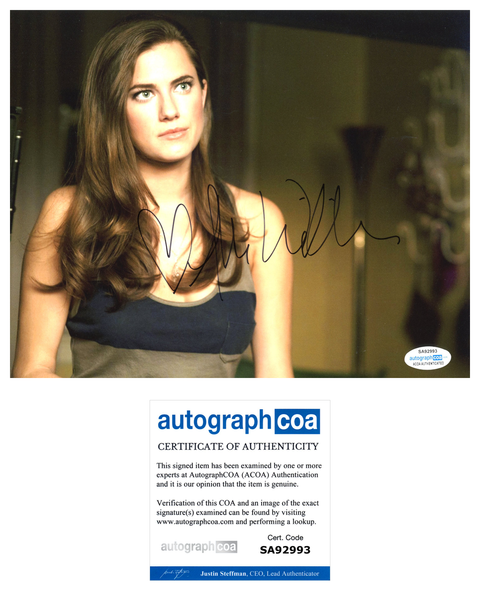 Allison Williams Sexy Signed Autograph 8x10 Photo ACOA