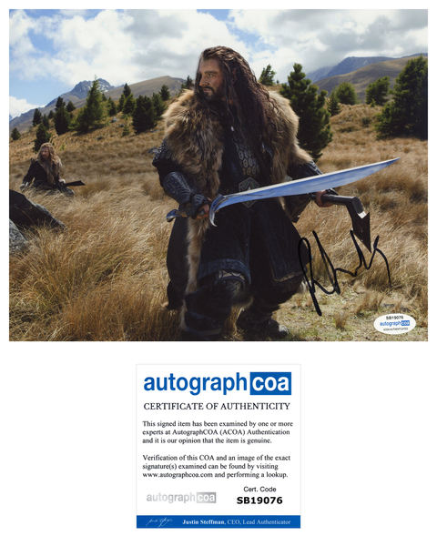 Richard Armitage The Hobbit Signed Autograph 8x10 Photo ACOA