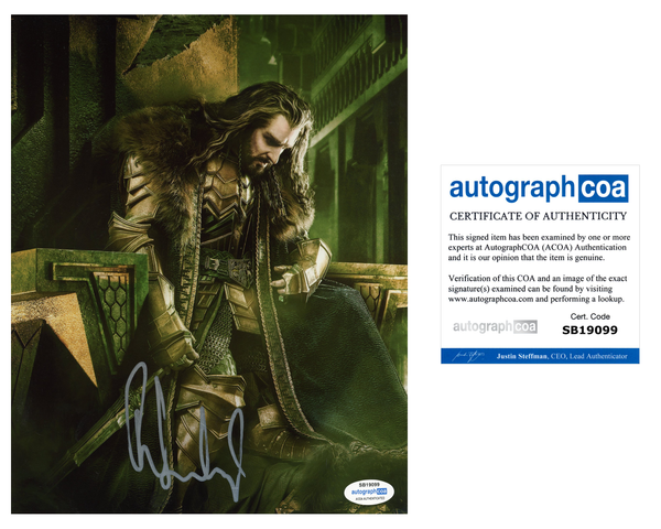 Richard Armitage Hobbit Signed Autograph 8x10 Photo ACOA