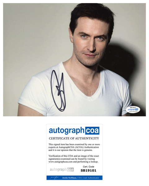 Richard Armitage Hobbit Signed Autograph 8x10 Photo ACOA