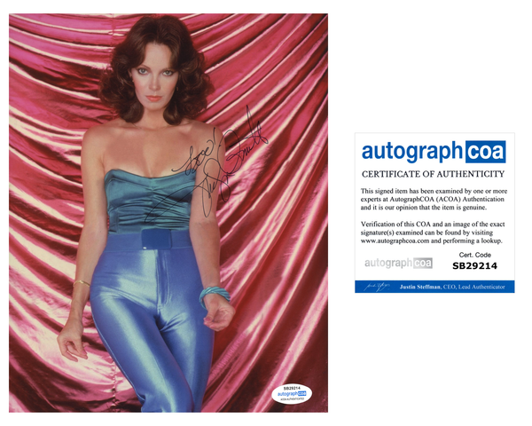 Jaclyn Smith Charlie's Angels Signed Autograph 8x10 Photo ACOA