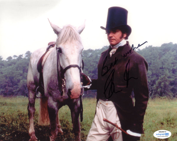 Colin Firth Pride and Prejudice Signed Autograph 8x10 Photo ACOA