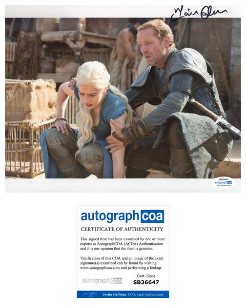 Iain Glen Game of Thrones Signed Autograph 8x10 Photo ACOA