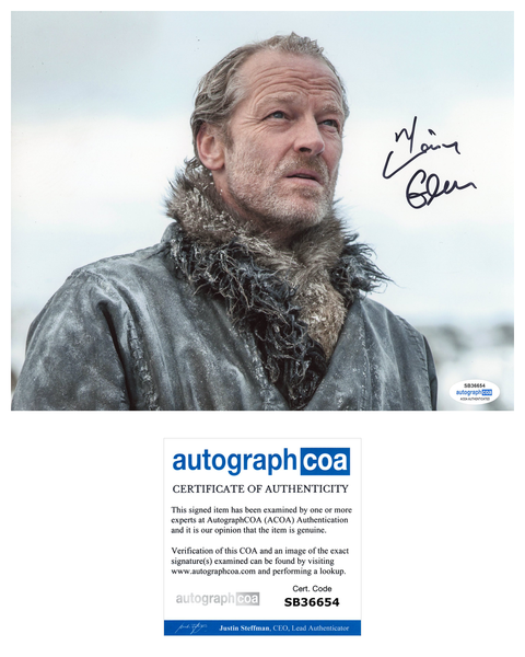 Iain Glen Game of Thrones Signed Autograph 8x10 Photo ACOA