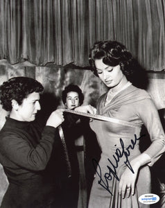 Sophia Loren Sexy Signed Autograph 8x10 Photo ACOA